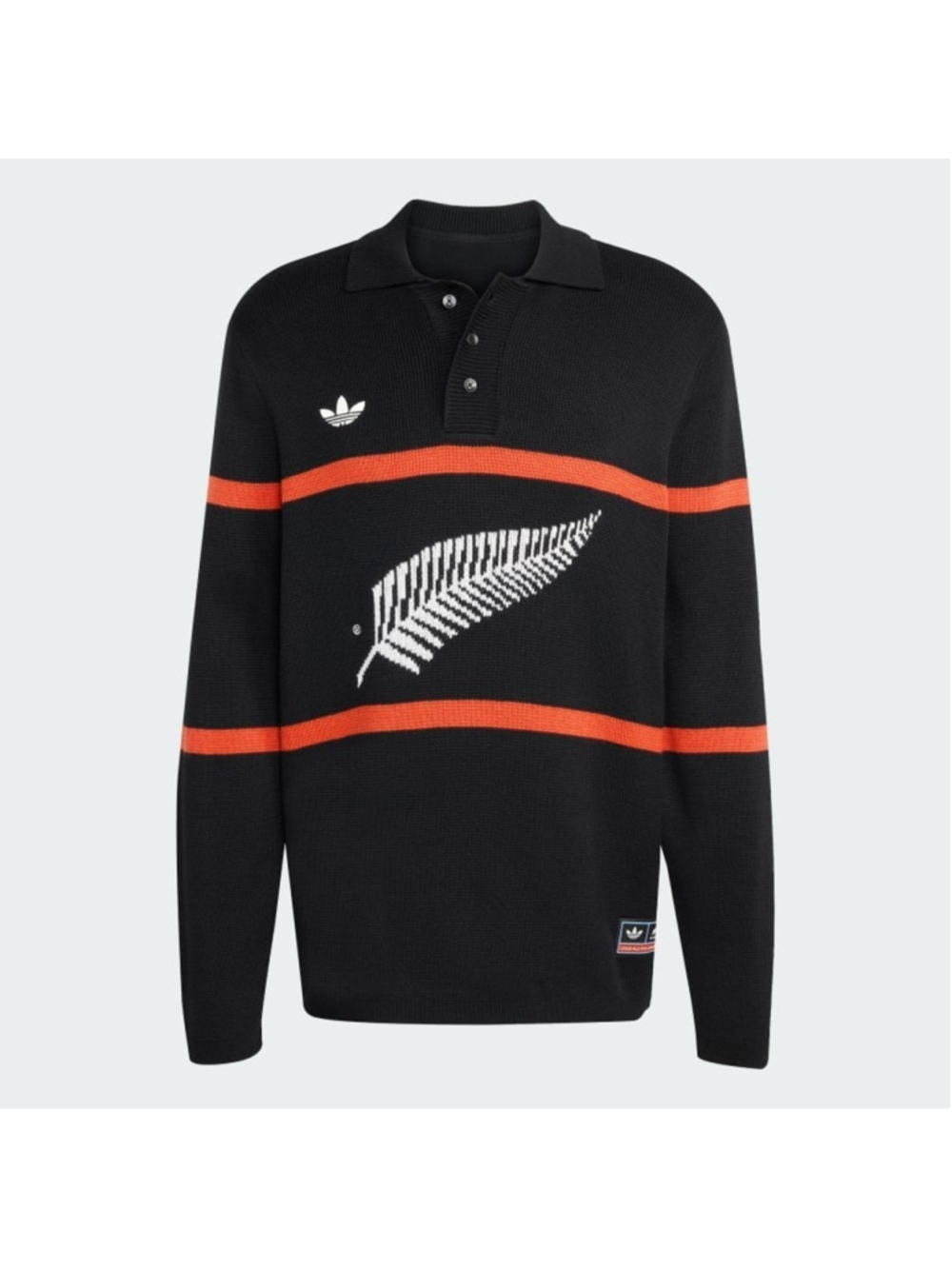 Adidas Originals All Blacks Knitted Wool Blend Rugby Polo KG4640 New Men's Sz S